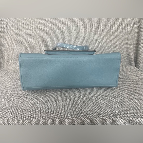 New! Limited Edition 100th Anniversary-London Fog Large Light Blue Tote - Picture 9 of 16